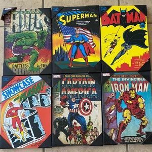 Set of 6 7.25x10.25in SuperHero Wall Decor